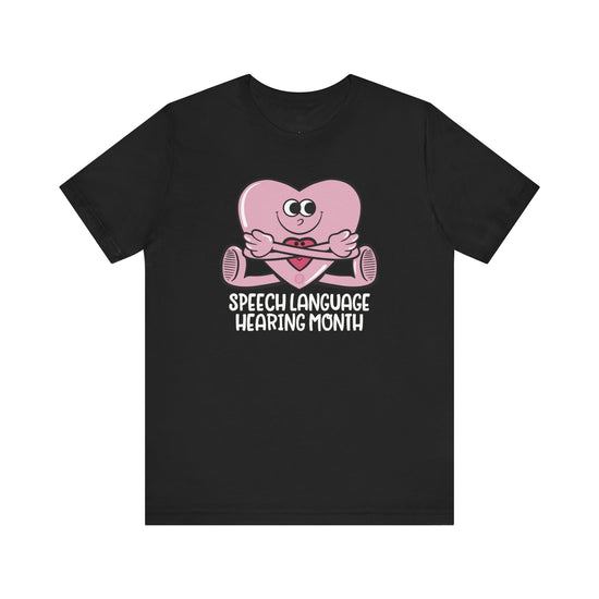 Speech Language Hearing Month SLPs Help with Tee