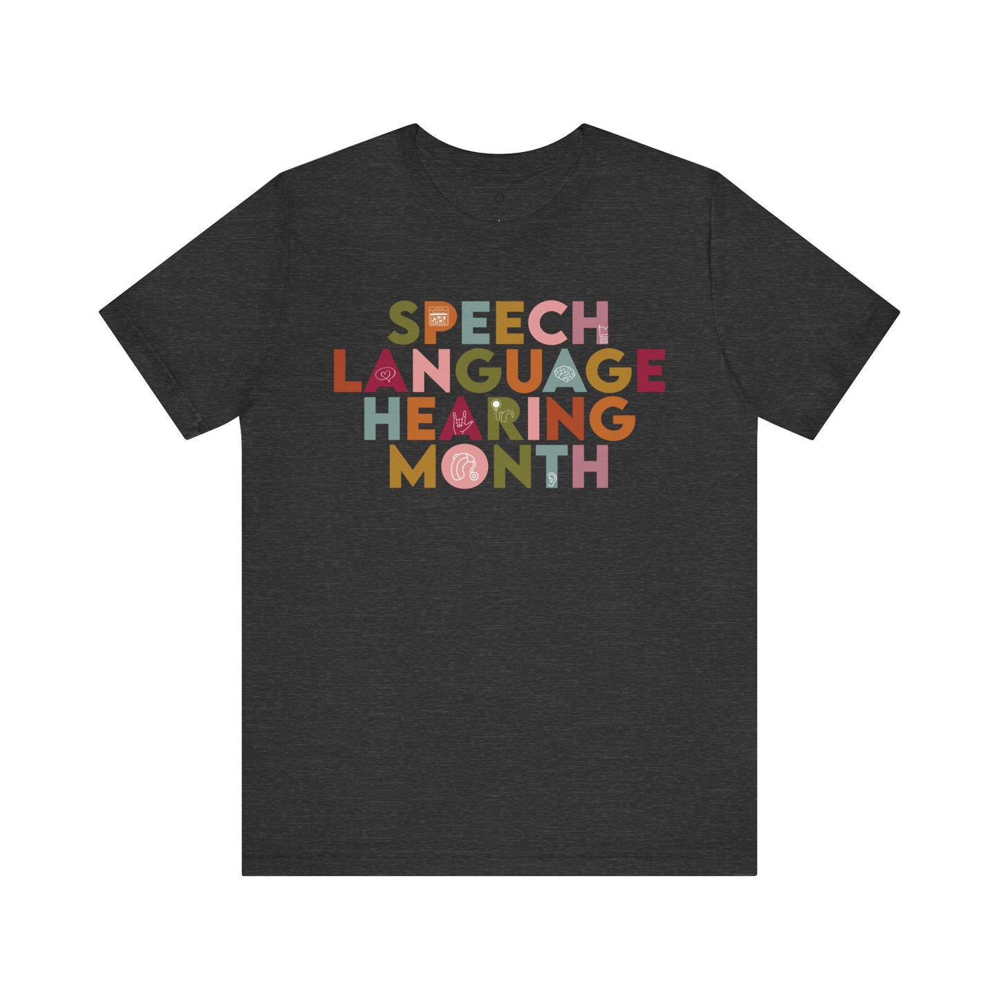 Speech Language Hearing Month Icon Tee