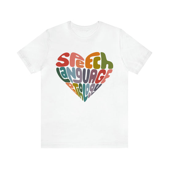 Speech Language Pathology Heart Tee