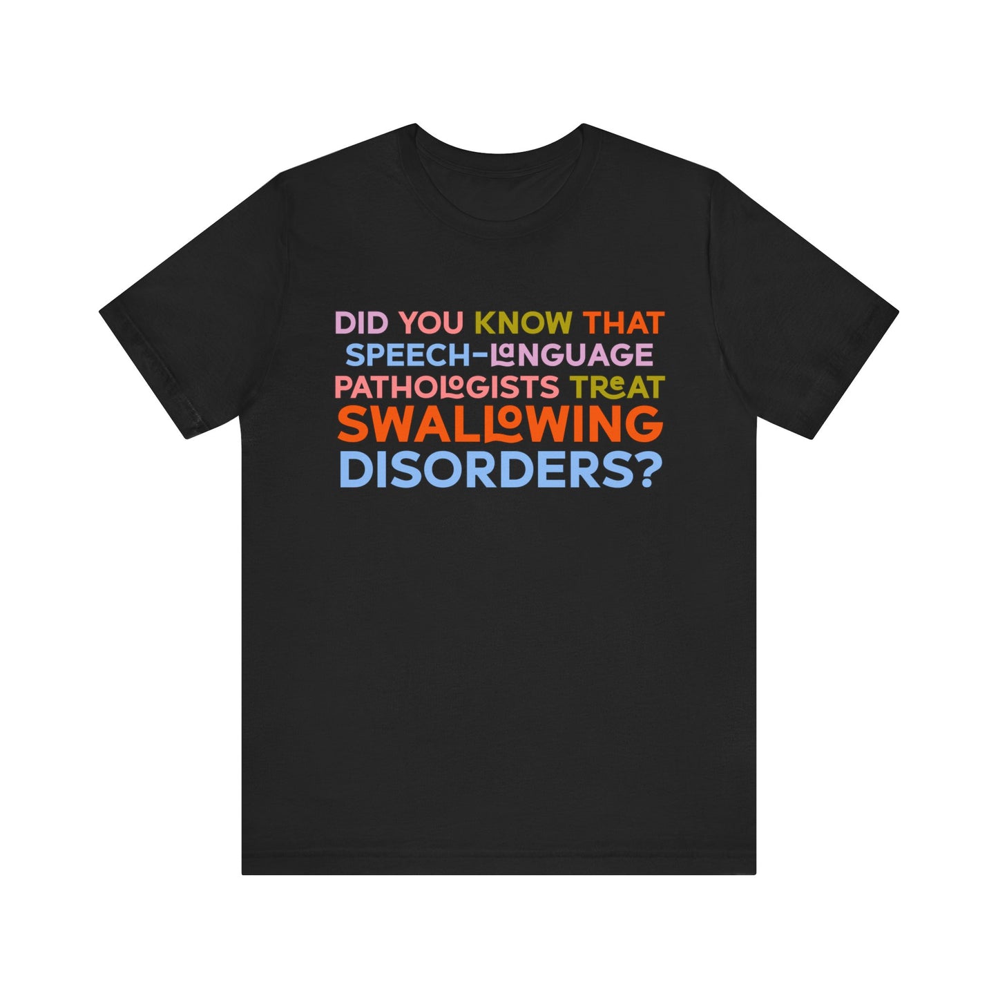 Did You Know That Speech-Language Pathologists Treat Swallowing Disorders Tee