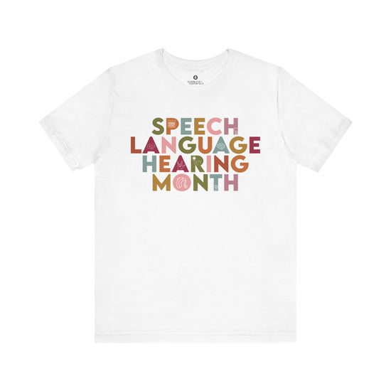 Speech Language Hearing Month Icon Tee