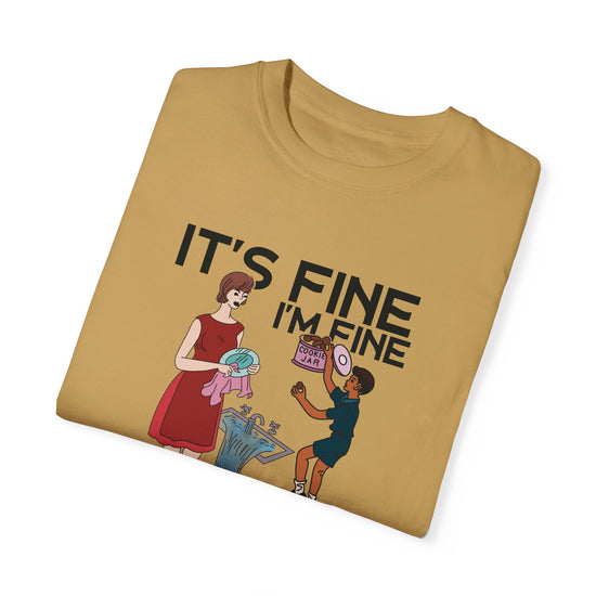 It's Fine I'm Fine Cookie Theft Tee