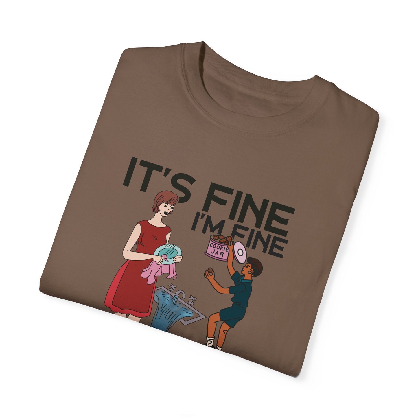 It's Fine I'm Fine Cookie Theft Tee