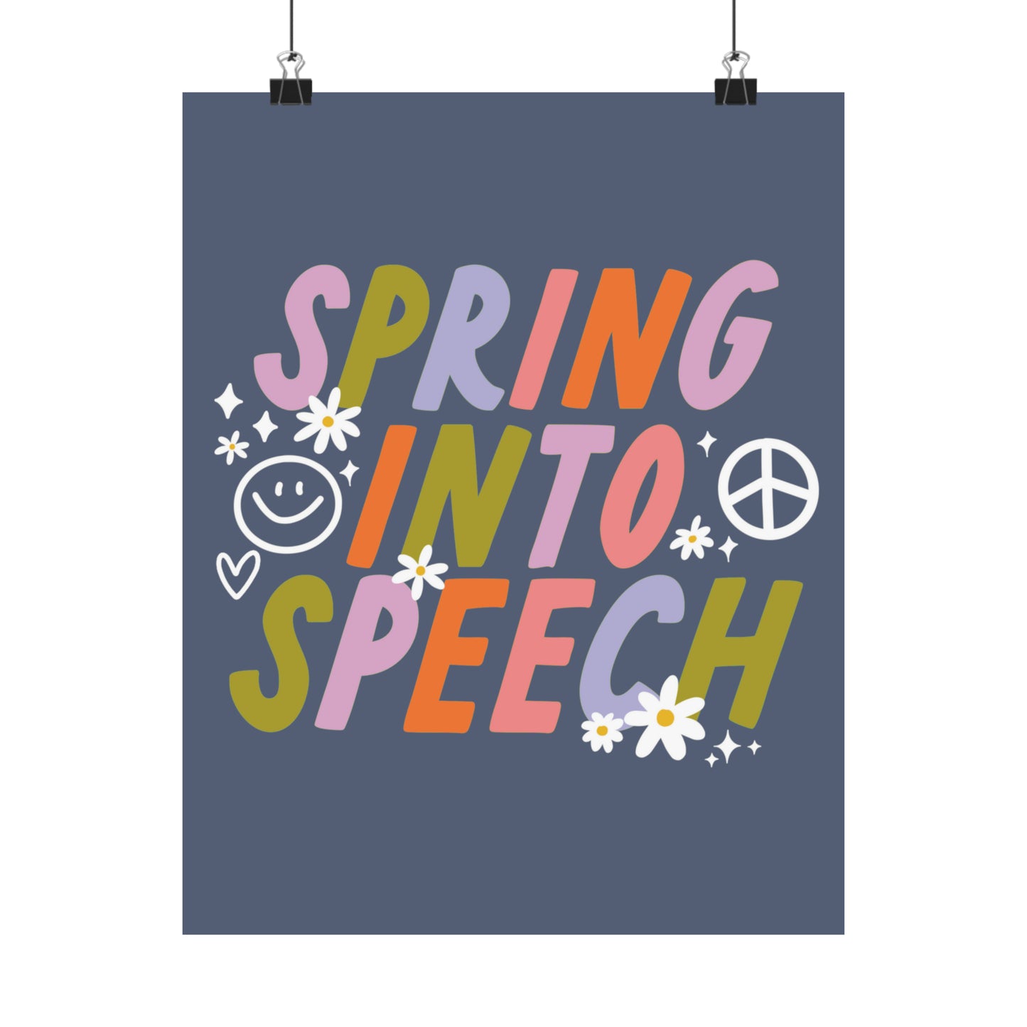 Spring Into Speech Poster