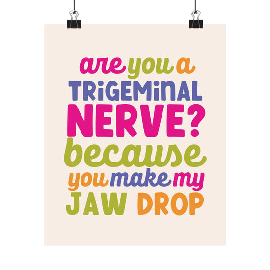 Are You A Trigeminal Nerve Poster