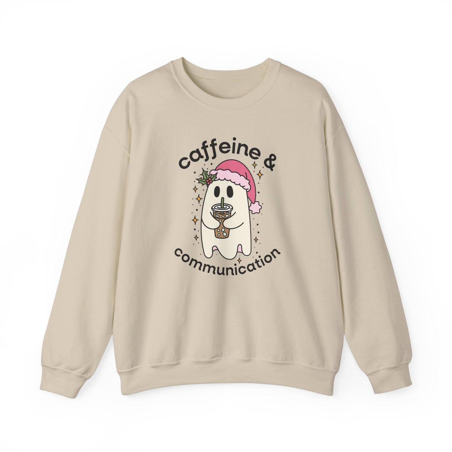 Caffeine and Communication Crewneck