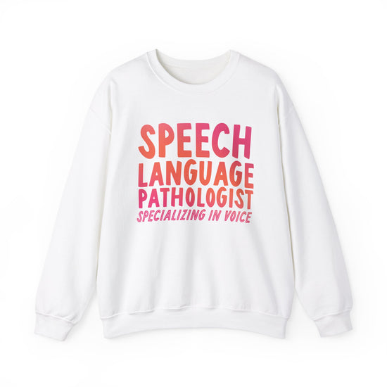 Speech Language Pathologist Specializing in Voice Crewneck