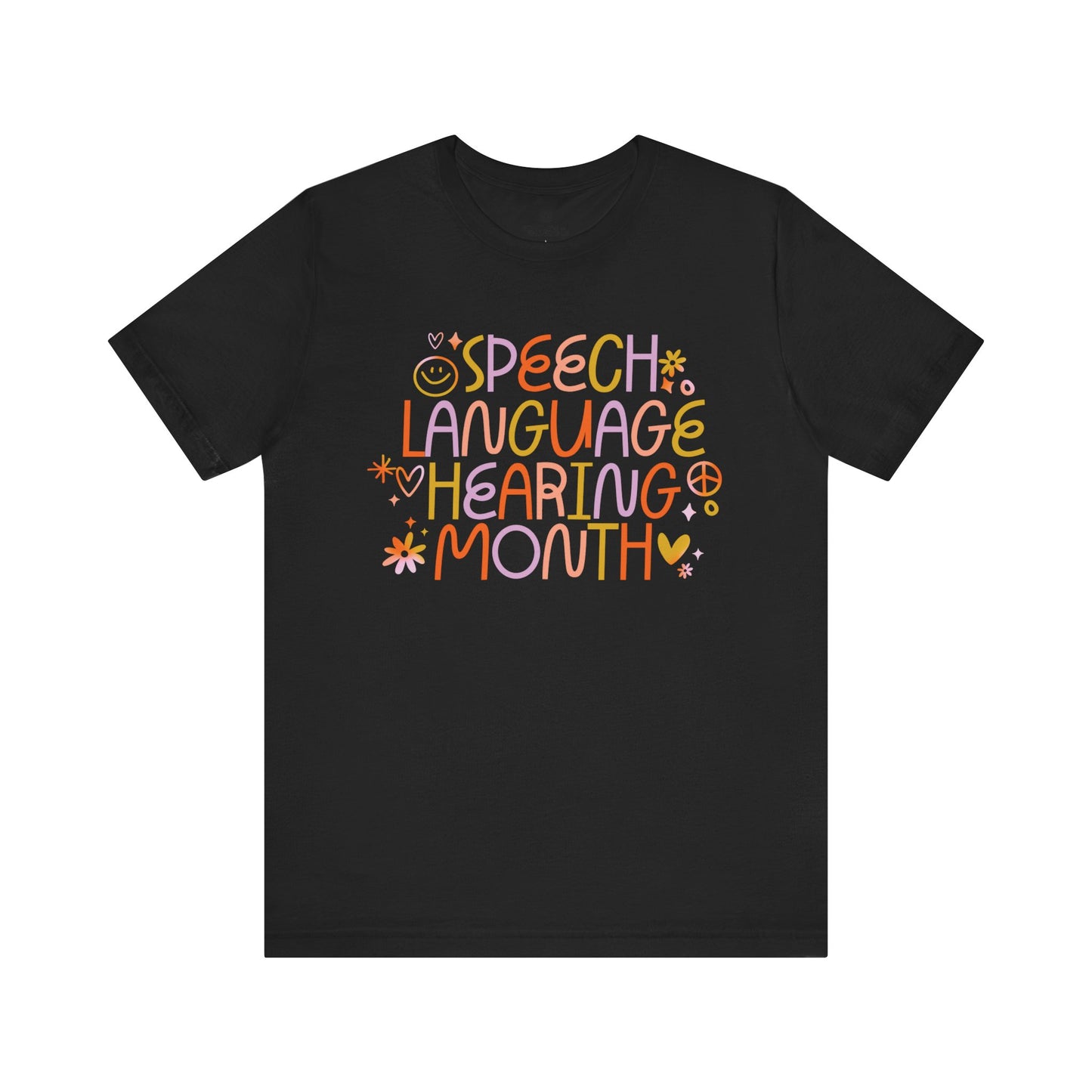 Speech Language Hearing Month Doodle Tee