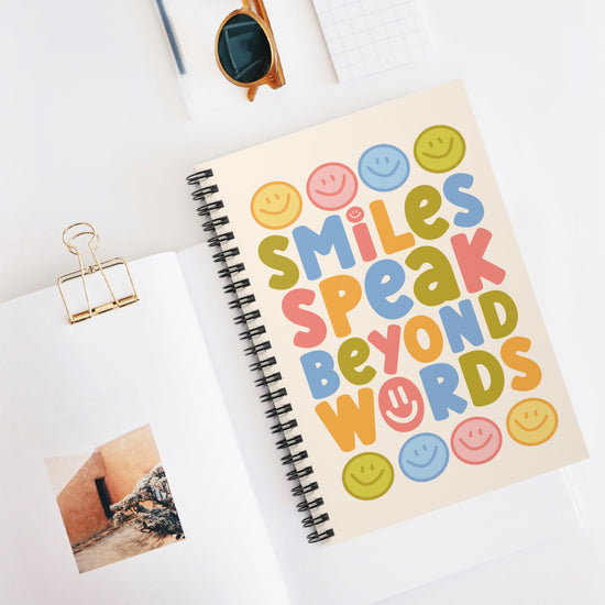 Smiles Speak Beyond Words Notebook