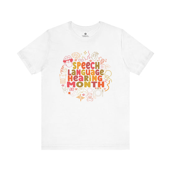 Speech Language Hearing Month Circle Tee