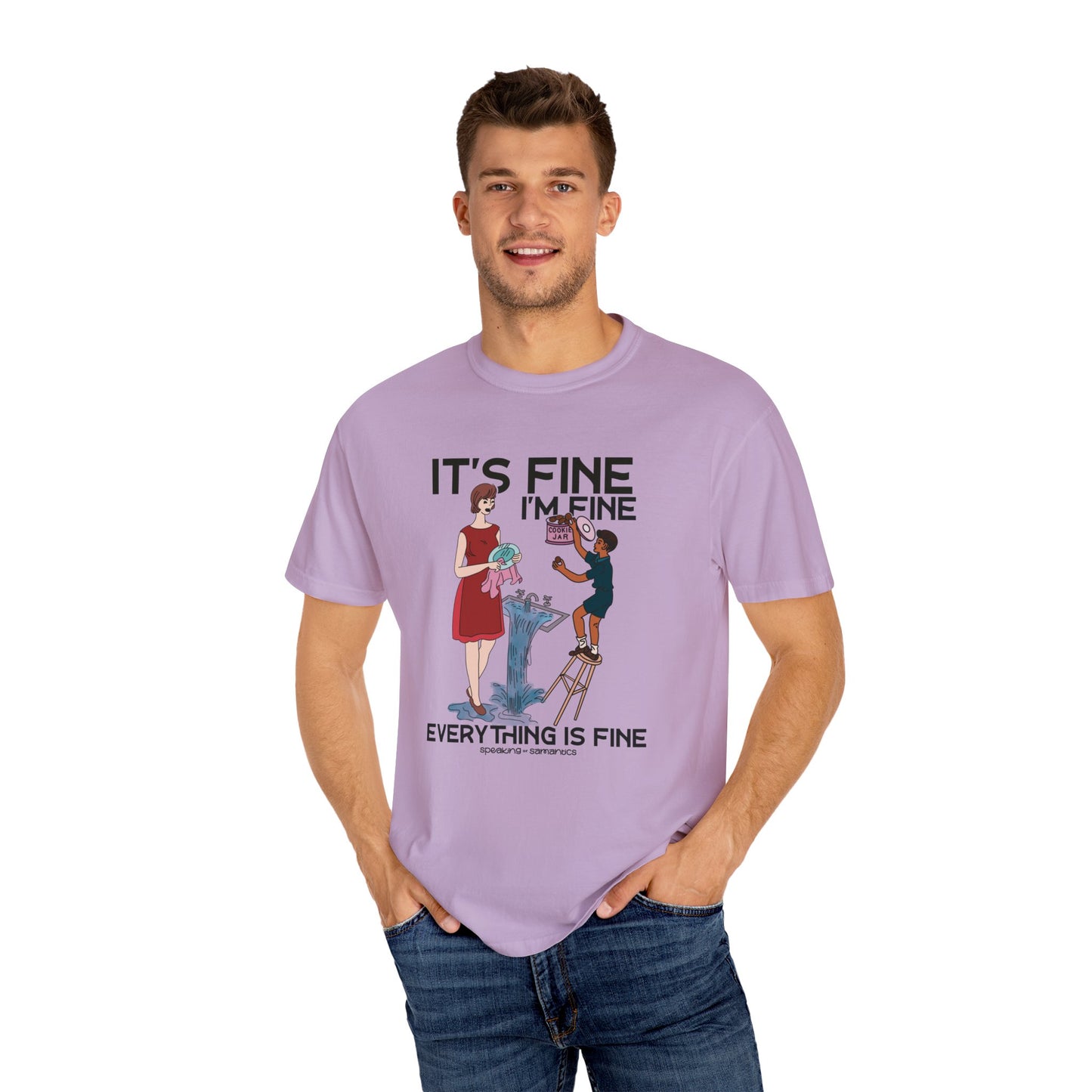 It's Fine I'm Fine Cookie Theft Tee