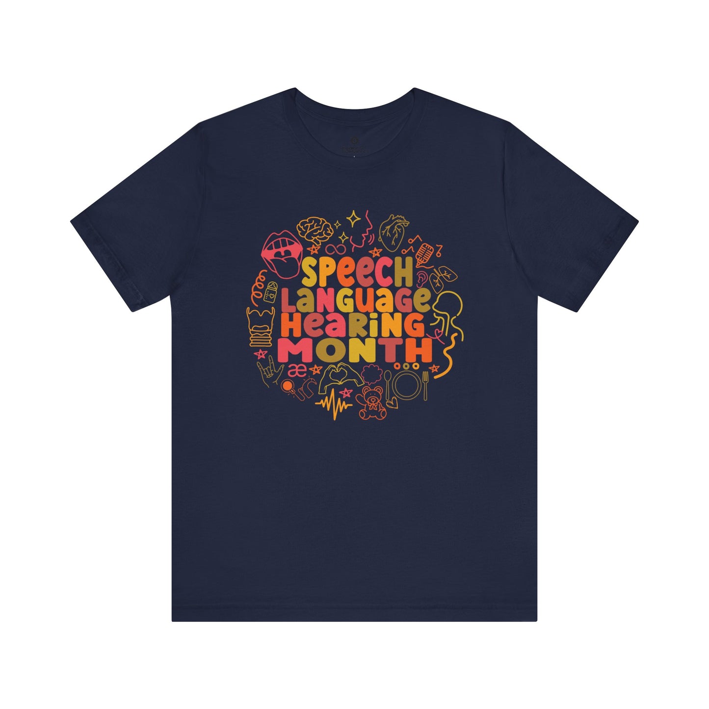 Speech Language Hearing Month Circle Tee