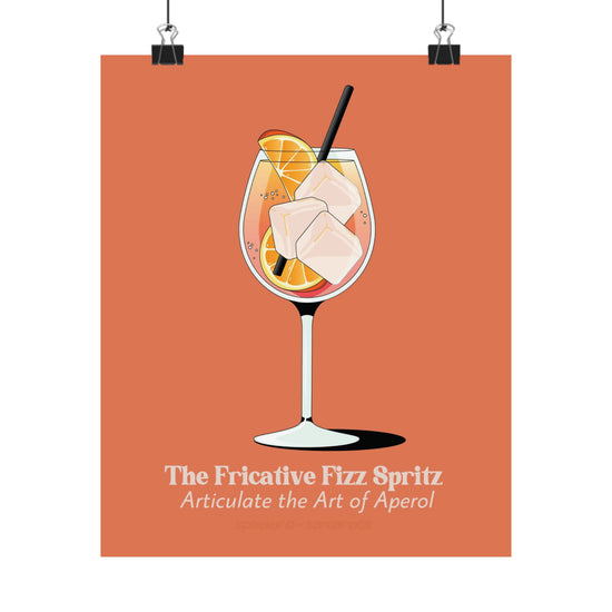 The Fricative Fizz Spritz Poster