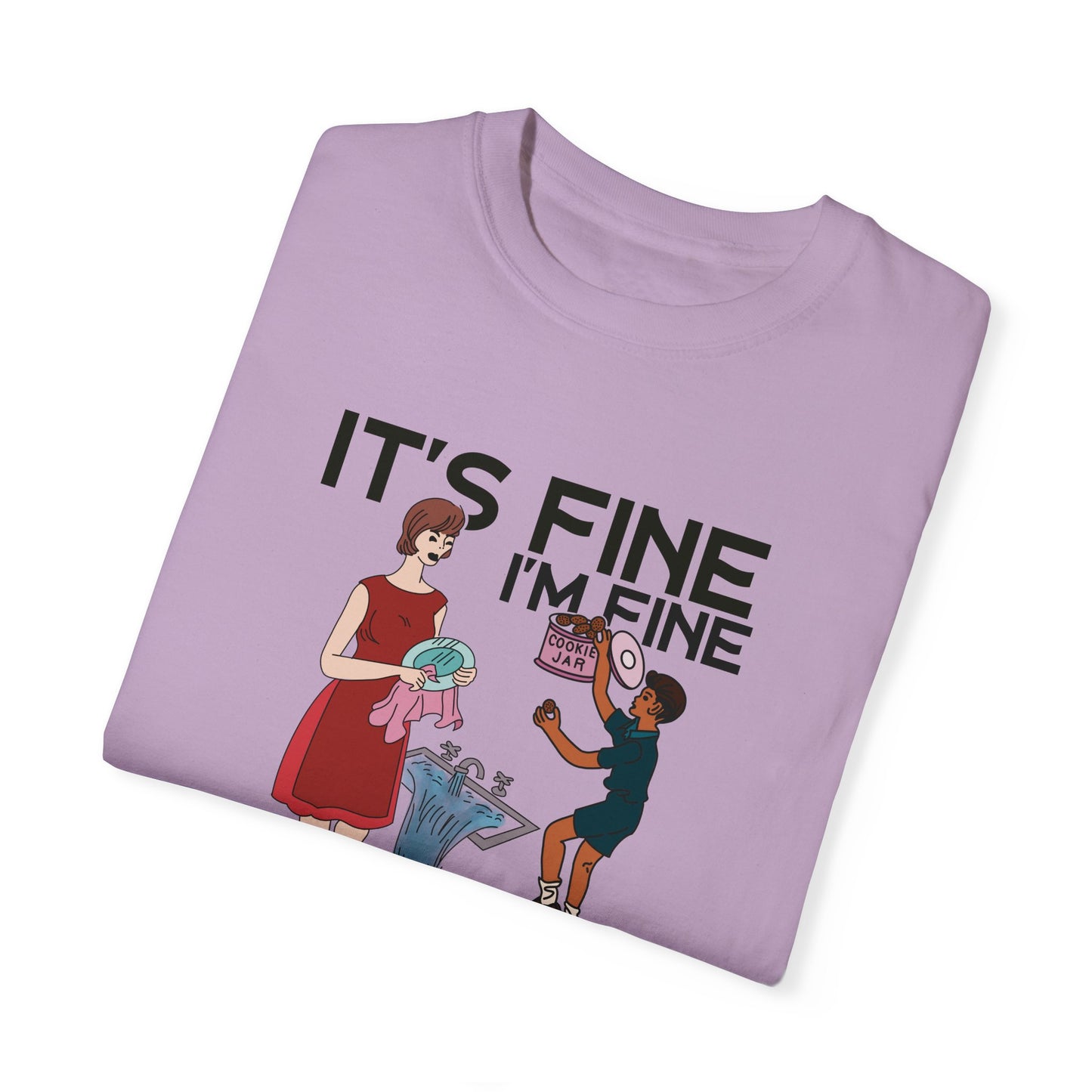 It's Fine I'm Fine Cookie Theft Tee