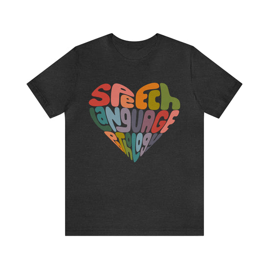 Speech Language Pathology Heart Tee