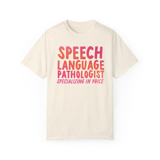 Speech Language Pathologist Specializing in Voice Tee