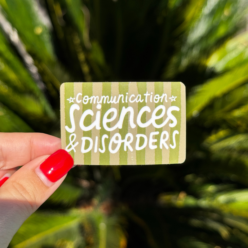 Communication Sciences and Disorders (CSD) Sticker