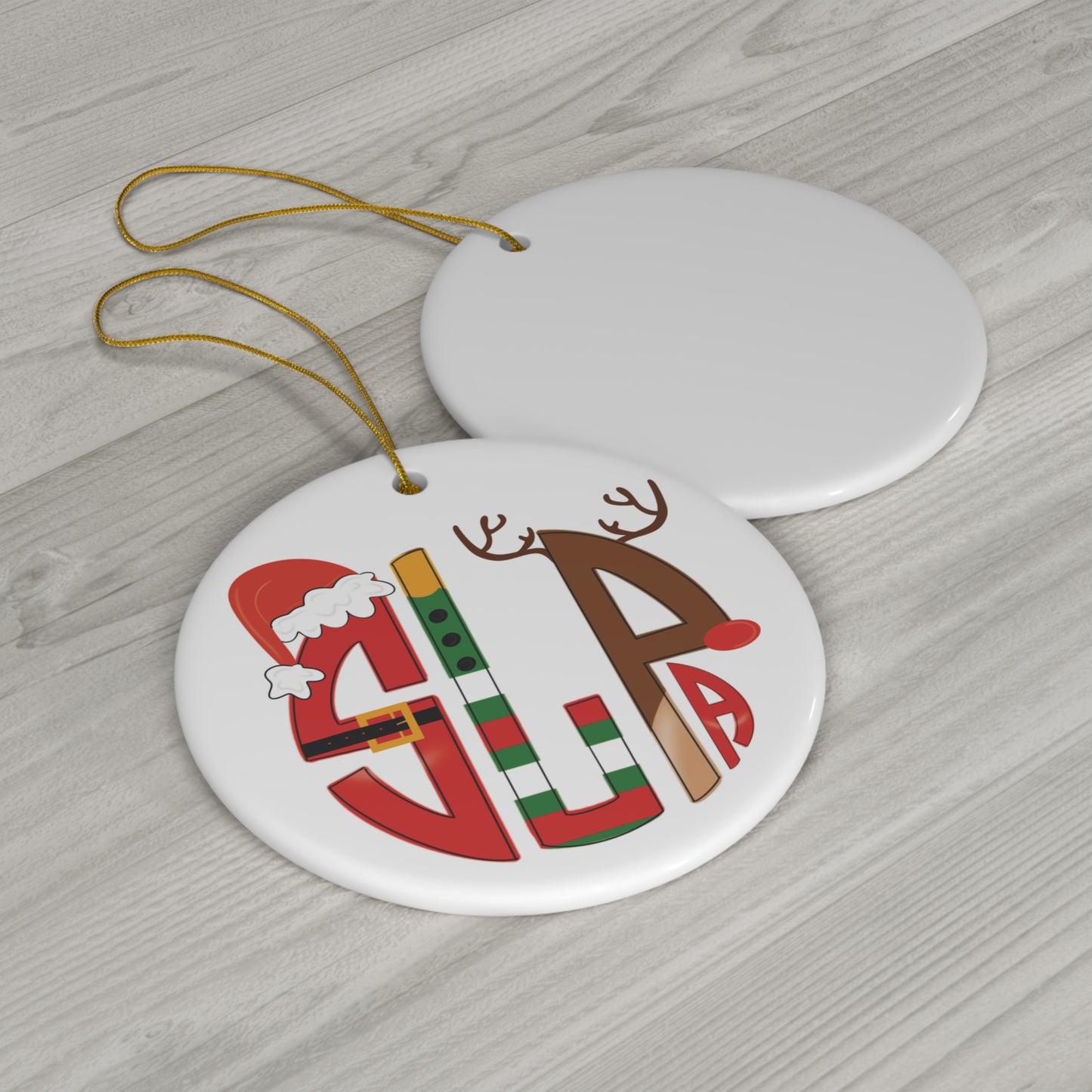 SLPA Christmas Letters Ornament