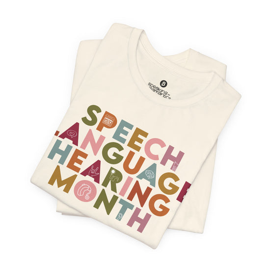 Speech Language Hearing Month Icon Tee