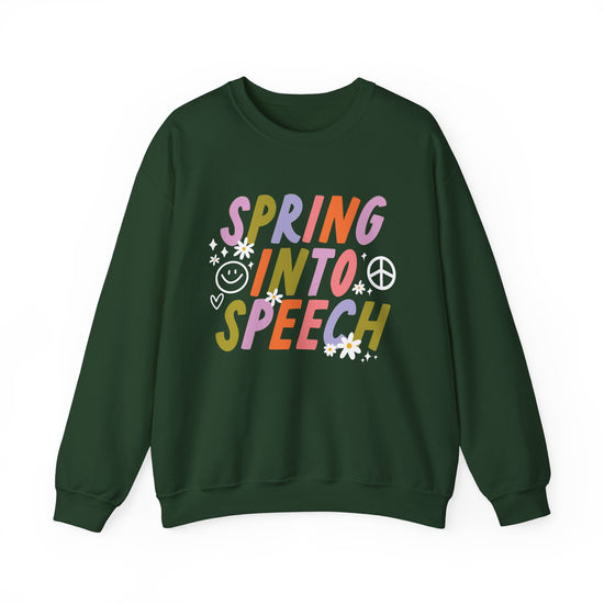 Spring Into Speech Crewneck