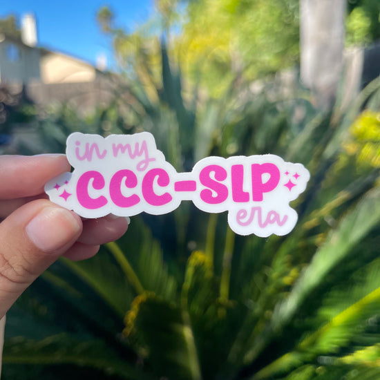 In My CCC-SLP Era Sticker