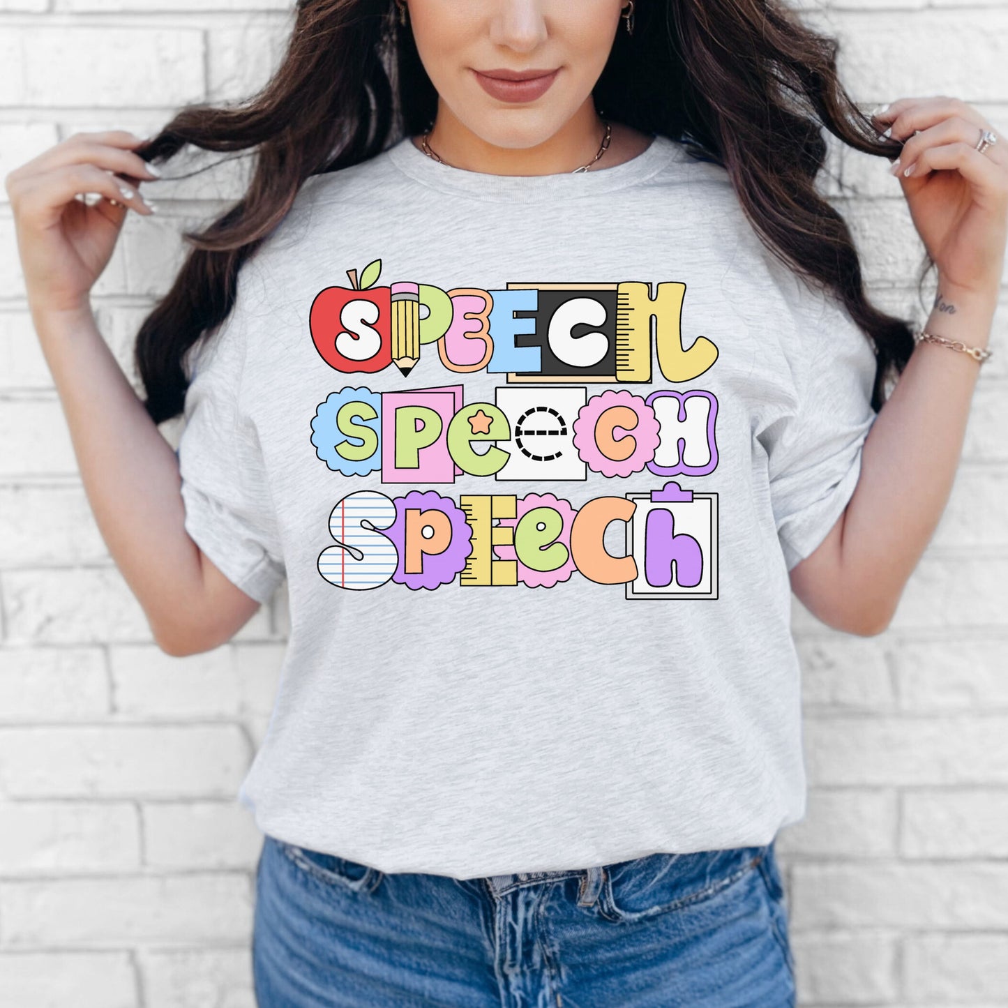 Speech Speech Speech School Tee