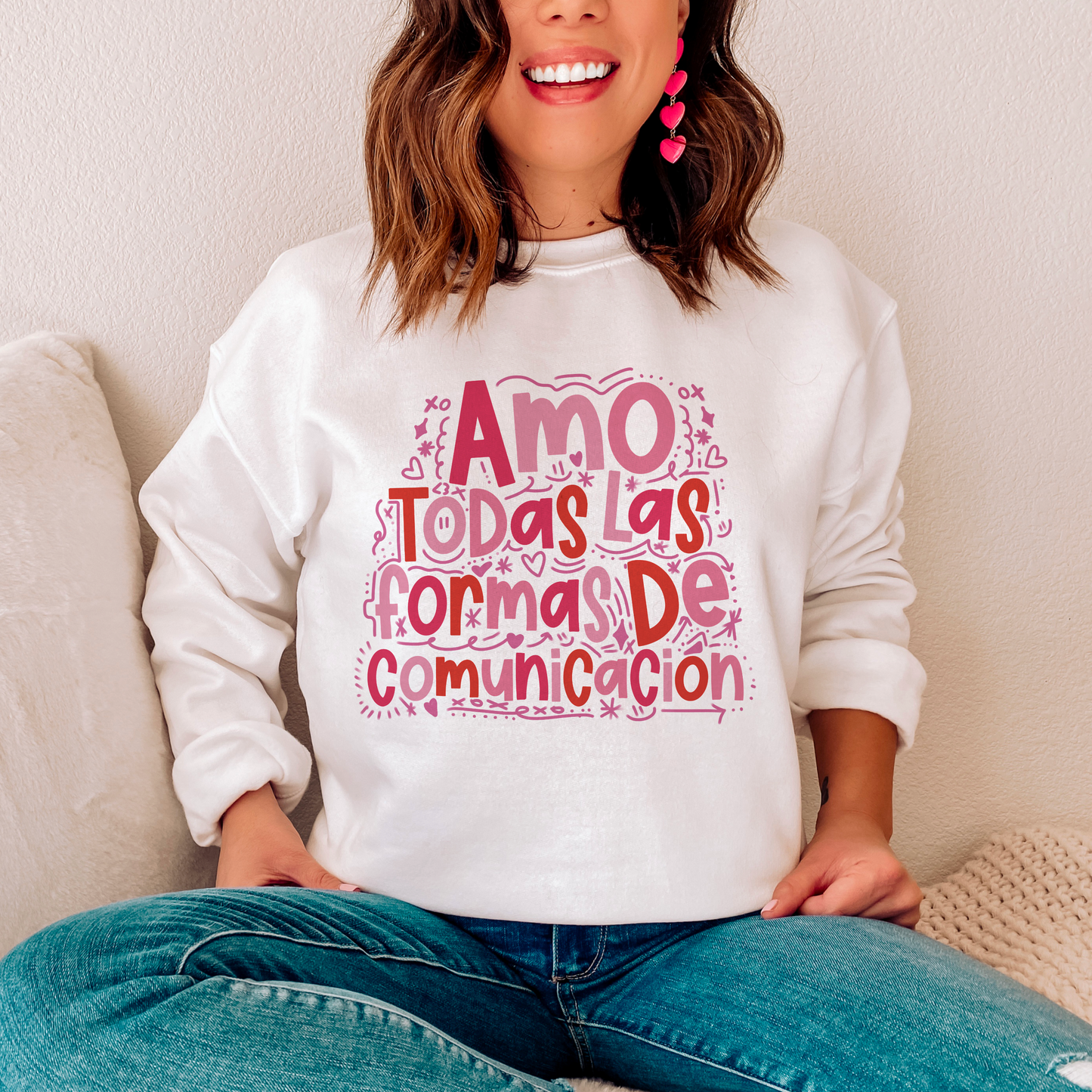 Amo Todas Las Formas De Communicatión Crewneck