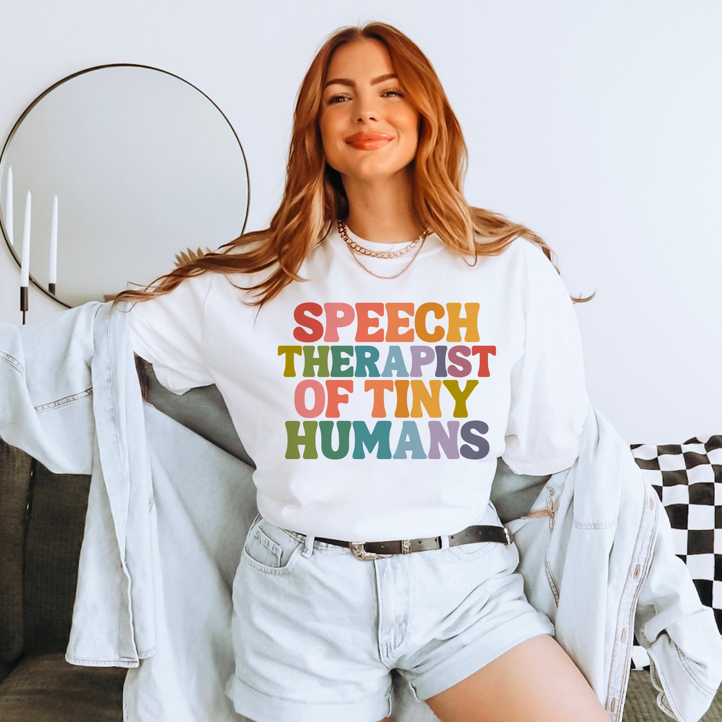 Speech Therapist of Tiny Humans tee