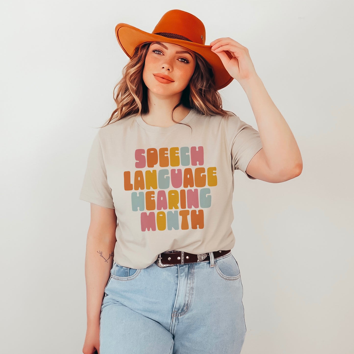 Speech Language Hearing Month Retro Tee