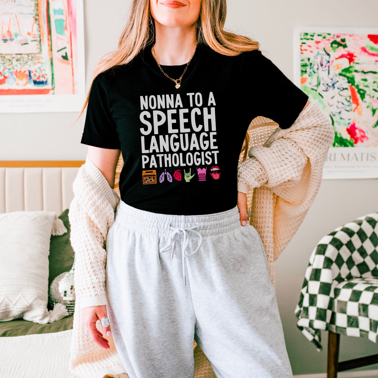 Nonna to a Speech Language Pathologist (SLP) Tee