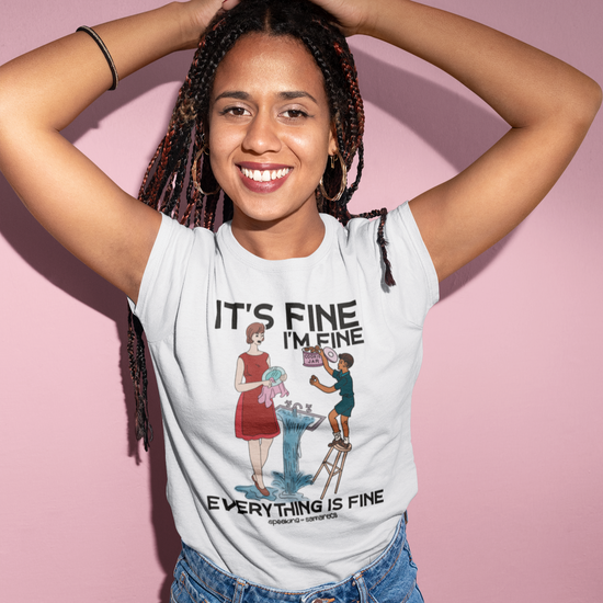 It's Fine I'm Fine Cookie Theft Tee