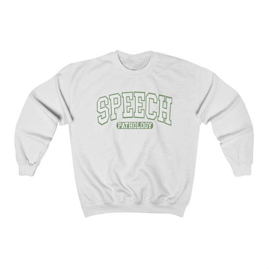 Speech Pathology Green Crewneck