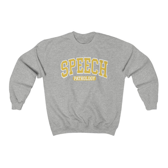 Speech Pathology Gold Crewneck