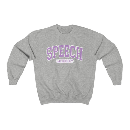 Speech Pathology Purple Crewneck