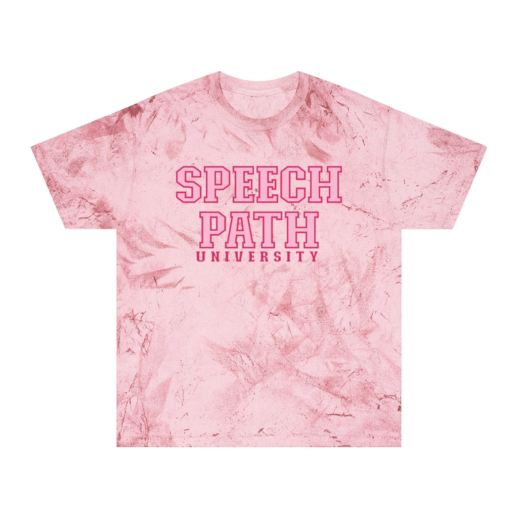 Speech Path University Tie Dye Tee