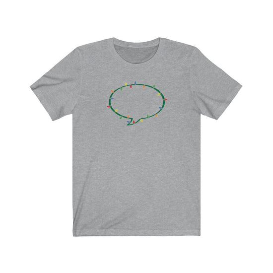 Christmas Lights Speech Bubble Tee