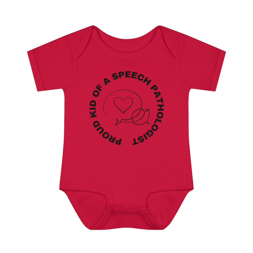 Proud Kid of a Speech Pathologist Kids Onesie