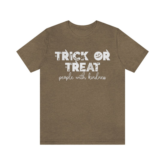 Trick or Treat People with Kindness Tee