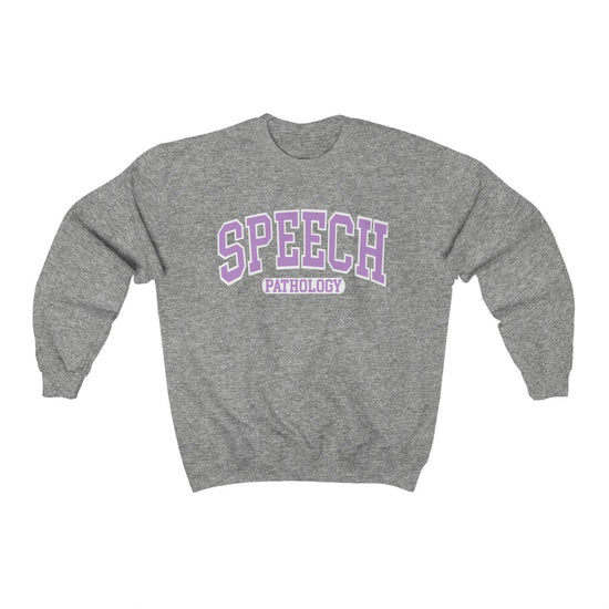 Speech Pathology Purple Crewneck