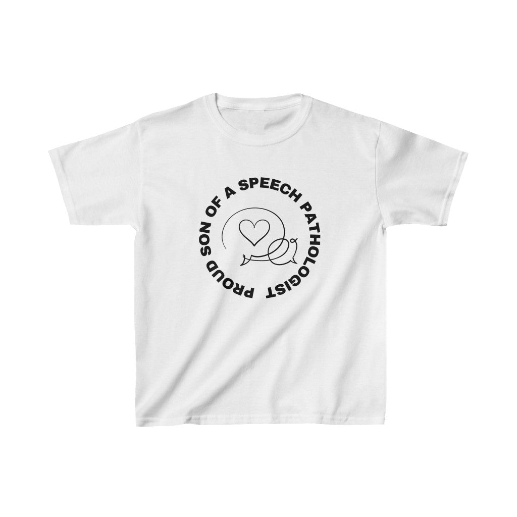 Proud Son of a Speech Pathologist Kids Tee