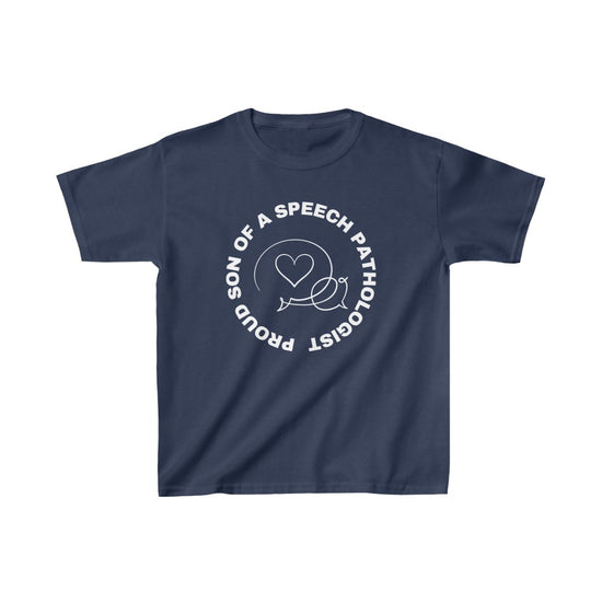 Proud Son of a Speech Pathologist Kids Tee