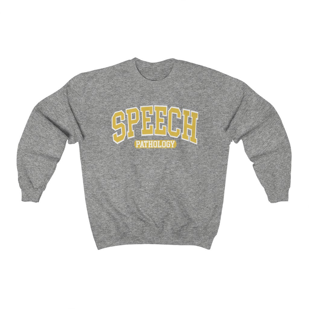 Speech Pathology Gold Crewneck