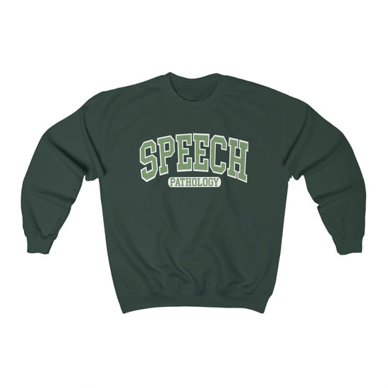 Speech Pathology Green Crewneck