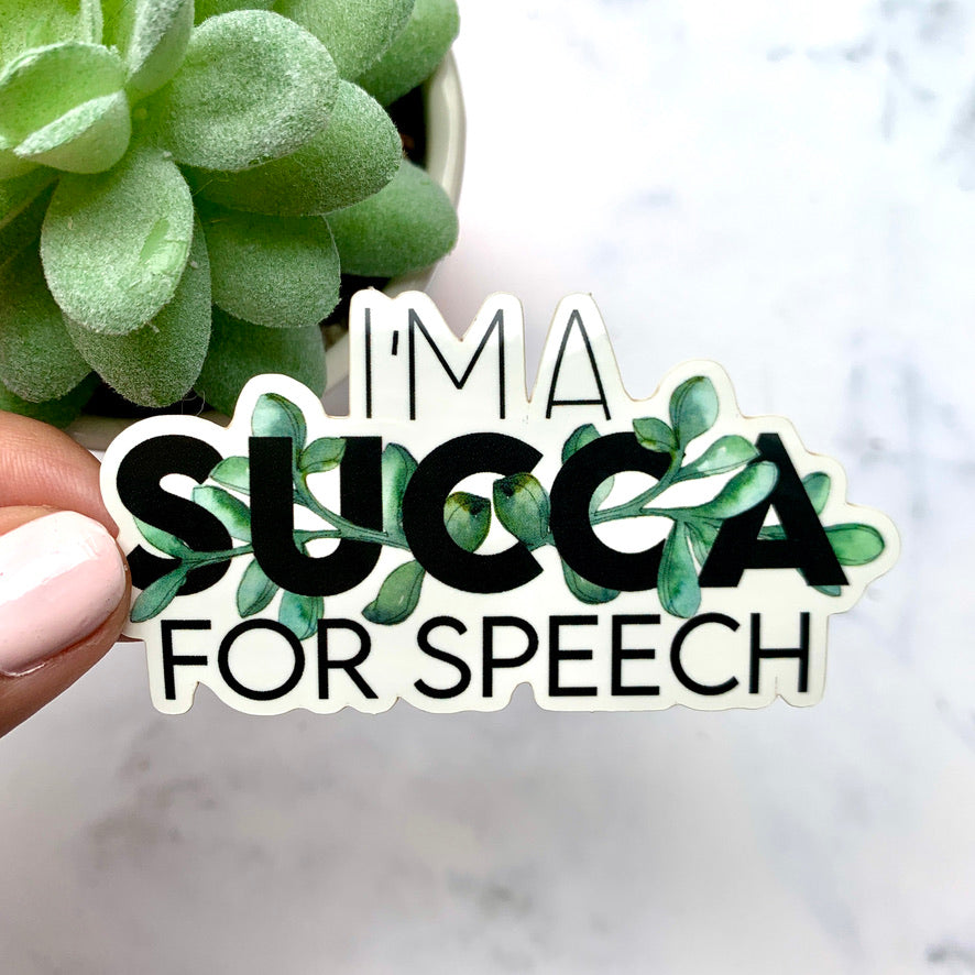 Succa for Speech Sticker