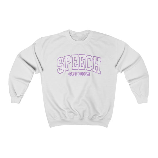 Speech Pathology Purple Crewneck