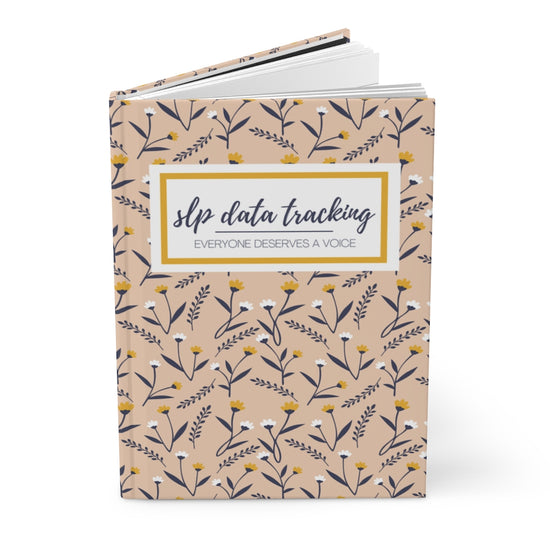 SLP Data Tracking Hardcover Notebook