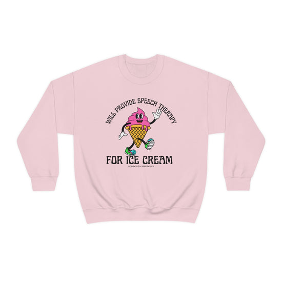 Will Provide Speech Therapy For Ice Cream Crewneck