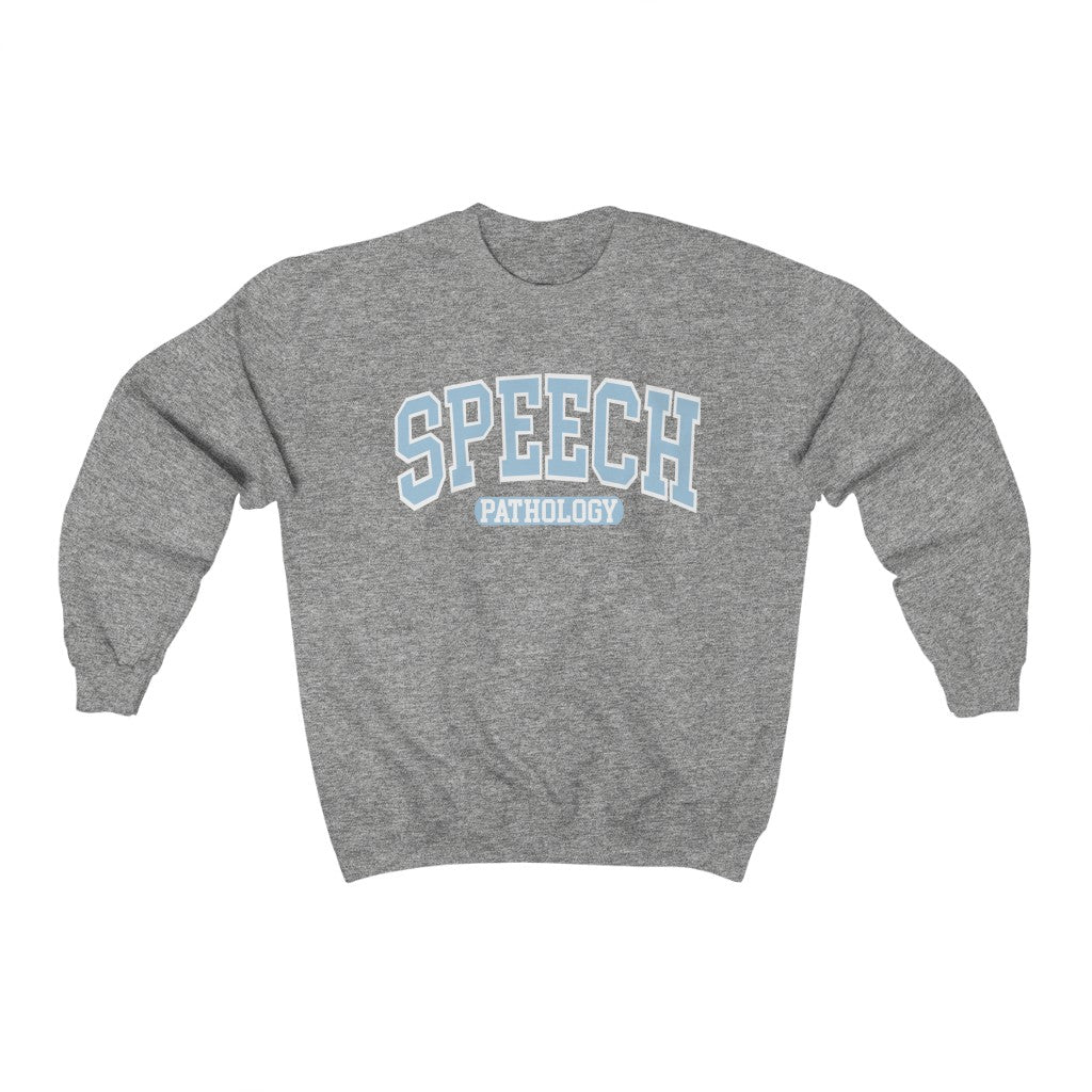 Speech Pathology Blue Crewneck