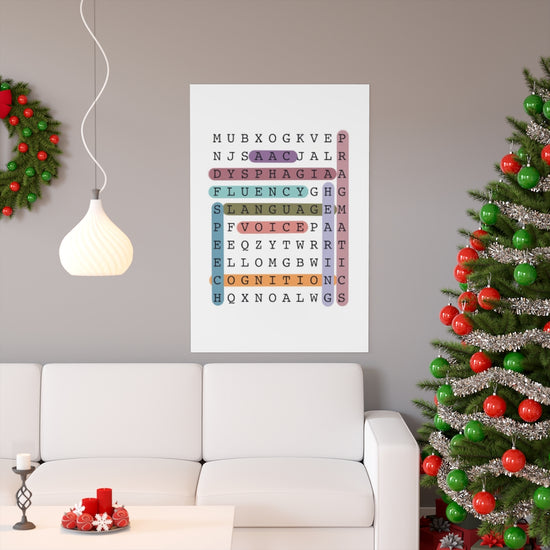 Big 9 Crossword Puzzle Poster