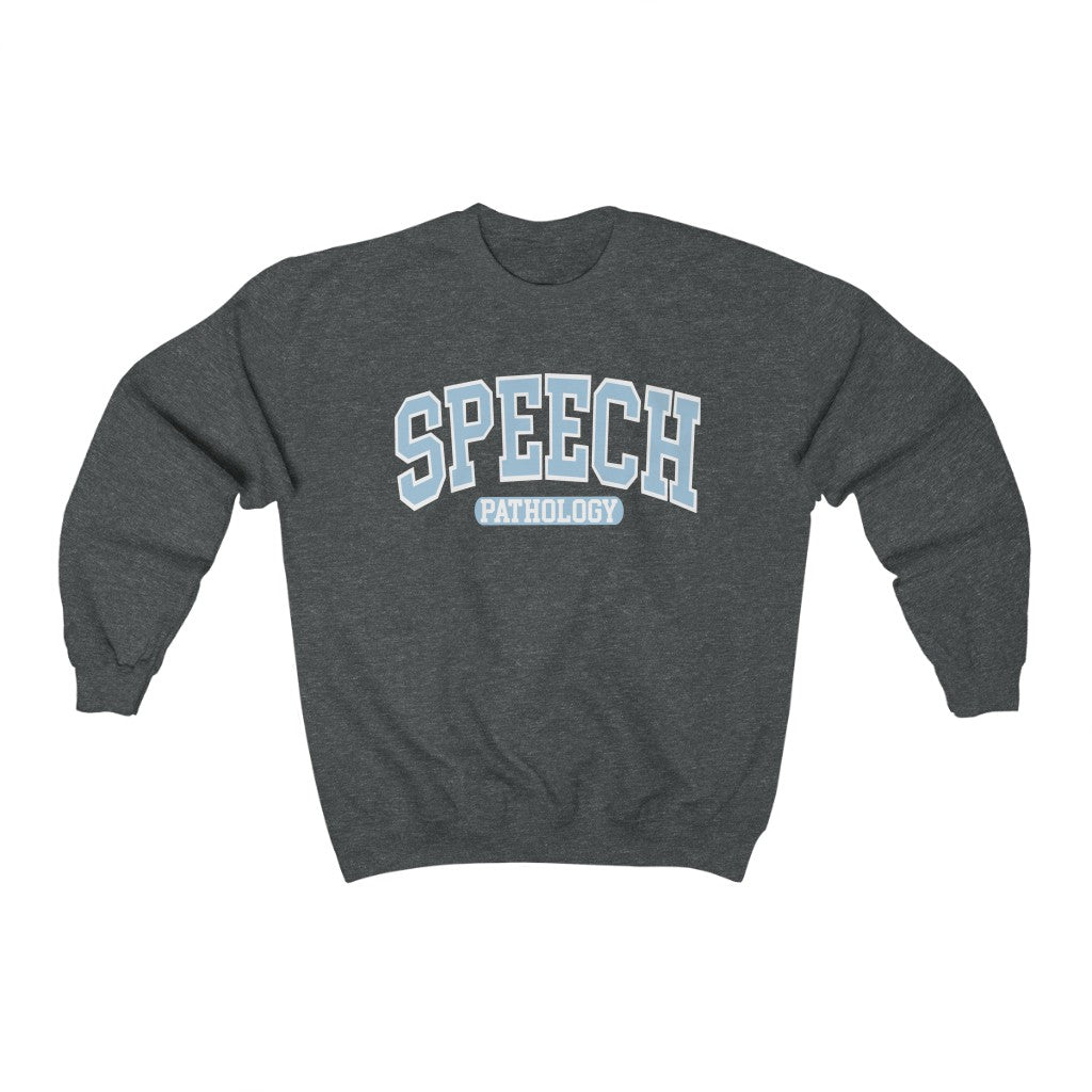 Speech Pathology Blue Crewneck